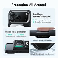 ESR Classic Hybrid Stand CC iPhone 17 Pro Max hoesje zwart