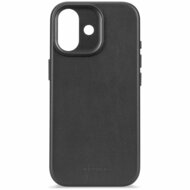 Decoded Leather Back Cover iPhone 17 hoesje zwart