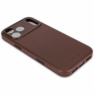 Decoded Leather backcover iPhone 17 Pro hoesje zwart