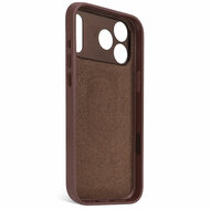 Decoded Leather backcover iPhone 17 Pro hoesje zwart