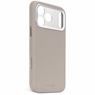 Decoded Leather backcover iPhone 17 Pro hoesje beige