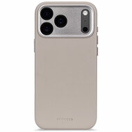 Decoded Leather backcover iPhone 17 Pro hoesje beige