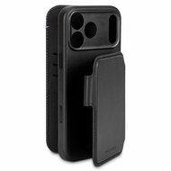Decoded Leather Detachable 2 in 1&amp;#x00a0;Wallet iPhone 17 Pro hoesje zwart