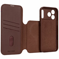 Decoded Leather Detachable 2 in 1&amp;#x00a0;Wallet iPhone 17 Pro hoesje zwart