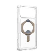 UAG Plasma XTE MagSafe iPhone 17 Pro hoesje doorzichtig titanium