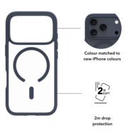dbramante1928 Grenen MagSafe iPhone 17 Pro hoesje blauw