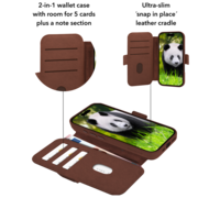 dbramante1928 Lynge MagSafe iPhone 17 hoesje bruin