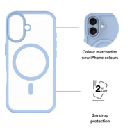 dbramante1928 Grenen MagSafe iPhone 17 hoesje blauw