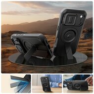 TechProtection Kevlar MagSafe iPhone 17 Pro hoesje zwart