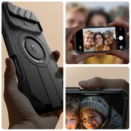 TechProtection Kevlar MagSafe iPhone 17 Air hoesje zwart