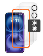 TechProtection Easy iPhone 17 screenprotector set met camera protector