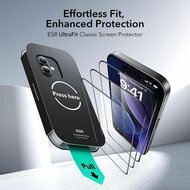 ESR UltraFit Tempered Glass iPhone 17 screenprotector 2 pack