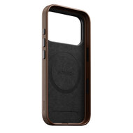 Nomad Traditional Leather iPhone 17 Pro hoesje bruin