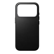Nomad Traditional Leather iPhone 17 Pro hoesje zwart