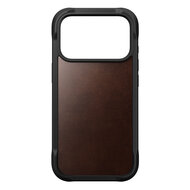 Nomad Rugged Horween Leather iPhone 17 Pro hoesje bruin