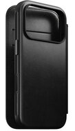 Nomad Modern Leather Folio Horween iPhone 17 Pro hoesje zwart