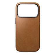 Nomad Traditional Leather iPhone 17 Pro Max hoesje tan