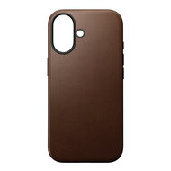Nomad Modern Leather iPhone 17 hoesje zwart