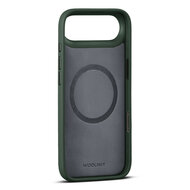 Woolnut leren MagSafe iPhone 17 Air hoesje groen