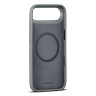 Woolnut leren MagSafe iPhone 17 Air hoesje grijs
