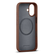 Woolnut leren MagSafe iPhone 17 hoesje cognac