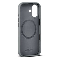 Woolnut leren MagSafe iPhone 17 hoesje grijs
