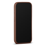 Woolnut leren MagSafe iPhone 17 Pro hoesje cognac