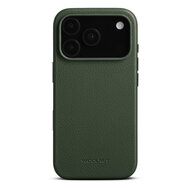 Woolnut leren MagSafe iPhone 17 Pro hoesje groen