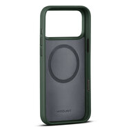 Woolnut leren MagSafe iPhone 17 Pro Max hoesje groen