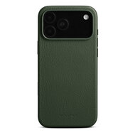 Woolnut leren MagSafe iPhone 17 Pro Max hoesje groen