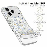 TechProtection Air MagSafe iPhone 17 Pro hoesje flowers