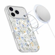 TechProtection Air MagSafe iPhone 17 Pro hoesje flowers