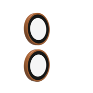 ZAGG InvisibleShield iPhone 17 camera protector oranje