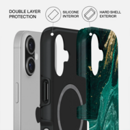 Burga Tough MagSafe iPhone 17 hoesje emerald pool