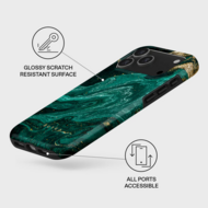 Burga Tough MagSafe iPhone 17 Pro Max hoesje emerald pool