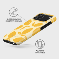 Burga Tough MagSafe iPhone 17 Pro Max hoesje lemon tart