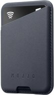 Mujjo leren MagSafe Card Wallet hoesje basalt