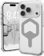 UAG Plyo MagSafe iPhone 17 Pro hoesje doorzichtig zilver