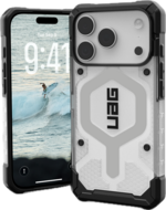 UAG Pathfinder MagSafe iPhone 17 Pro Max hoesje doorzichtig zilver