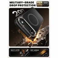 Supcase Ares Flip MagSafe iPhone Air hoesje zwart