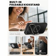 Supcase Ares Flip MagSafe iPhone 17 Pro Max hoesje zwart