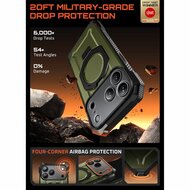 Supcase UB Grip MagSafe iPhone 17 Pro Max hoesje groen