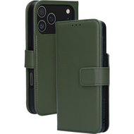 Mobiparts leren 2 in 1 Wallet iPhone 17 Pro Max hoesje groen