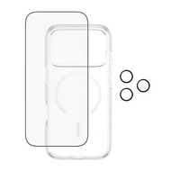 PanzerGlass Combat 3 in 1 bundel iPhone 17 Pro hoesje screen en camera protector