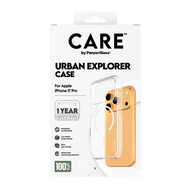 PanzerGlass CARE Urban Combat MagSafe iPhone 17 Pro hoesje transparant wit