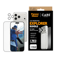 PanzerGlass Explorer 3 in 1 bundel iPhone 17 Pro Max hoesje screen en camera protector