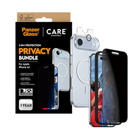 PanzerGlass Privacy 3 in 1 bundel iPhone 17 Air hoesje screen en camera protector