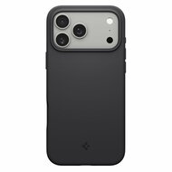 Spigen Silicone Fit MagSafe iPhone 17 Pro hoesje zwart