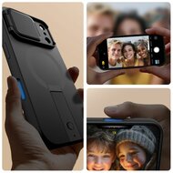 TechProtection Kevlar Aura MagSafe iPhone 17 Pro hoesje zwart