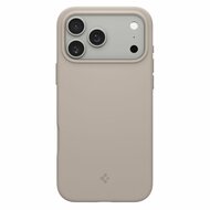 Spigen Silicone Fit MagSafe iPhone 17 Pro Max hoesje beige